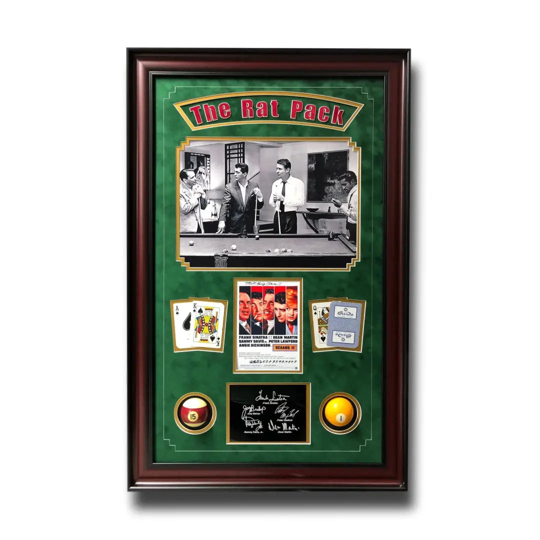 Rat Pack “Ocean 11” billiards pool balls