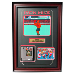 Iron Mike Nintendo 1987 original autographed Game  “Punch Out”  Game signed “ baddest man on the Planet”